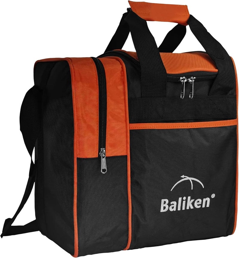 BALIKEN Single Bowling Ball Bag with Padded Ball Holder, The Bowling Bag Fits 1 Bowling Balls & Pair of Men Shoes in Size 13 - Image 1